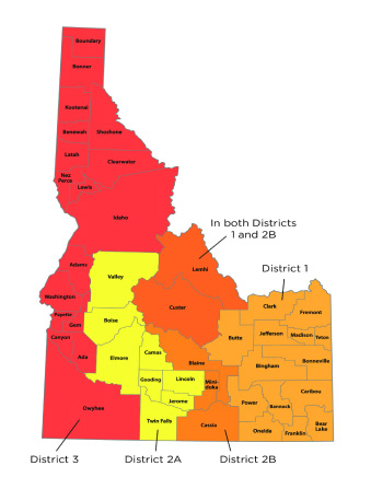 Idaho District Map