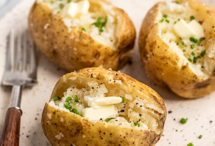 Small prepared baked potatoes