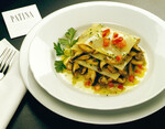 Idaho® Potato Lasagna of Wild Mushrooms with Herb Sauce