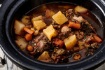 Slow Cooker Pork Roast and Potatoes for Idaho® Potatoes