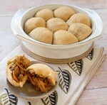 BBQ Jackfruit Stuffed Idaho® Potato Rolls