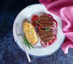 Cowboy Steak and Twice Baked Potato (for four)