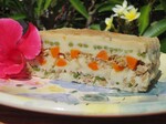 Idaho® Potato, Jarlsberg Lite and Roasted Vegetable Terrine