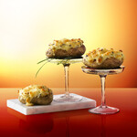 Twice Baked Idaho® Potato with Truffles and Cheddar