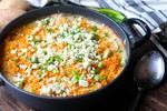 Beer Blue Cheese Sideline Au Gratin with Crispy Buffalo Crust