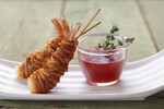 Russet-Wrapped Shrimp Pops