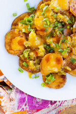 Microwave Baked Idaho® Potato Nachos