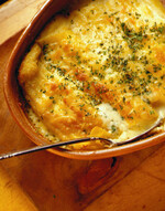 Crisp Pasta Shells Stuffed with Idaho® Potatoes and Cheese