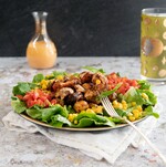 Chile Cumin Potato Taco Salad