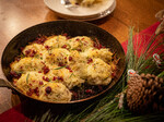 Cheesy Cranberry and Brie Idaho® Potato Pull Apart