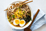 Miso Ramen with Spiraled Idaho® Potatoes