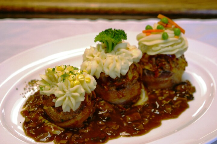 Meatloaf Cupcakes with Idaho®Potato 