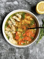 Chicken and Potato Soup with Dill